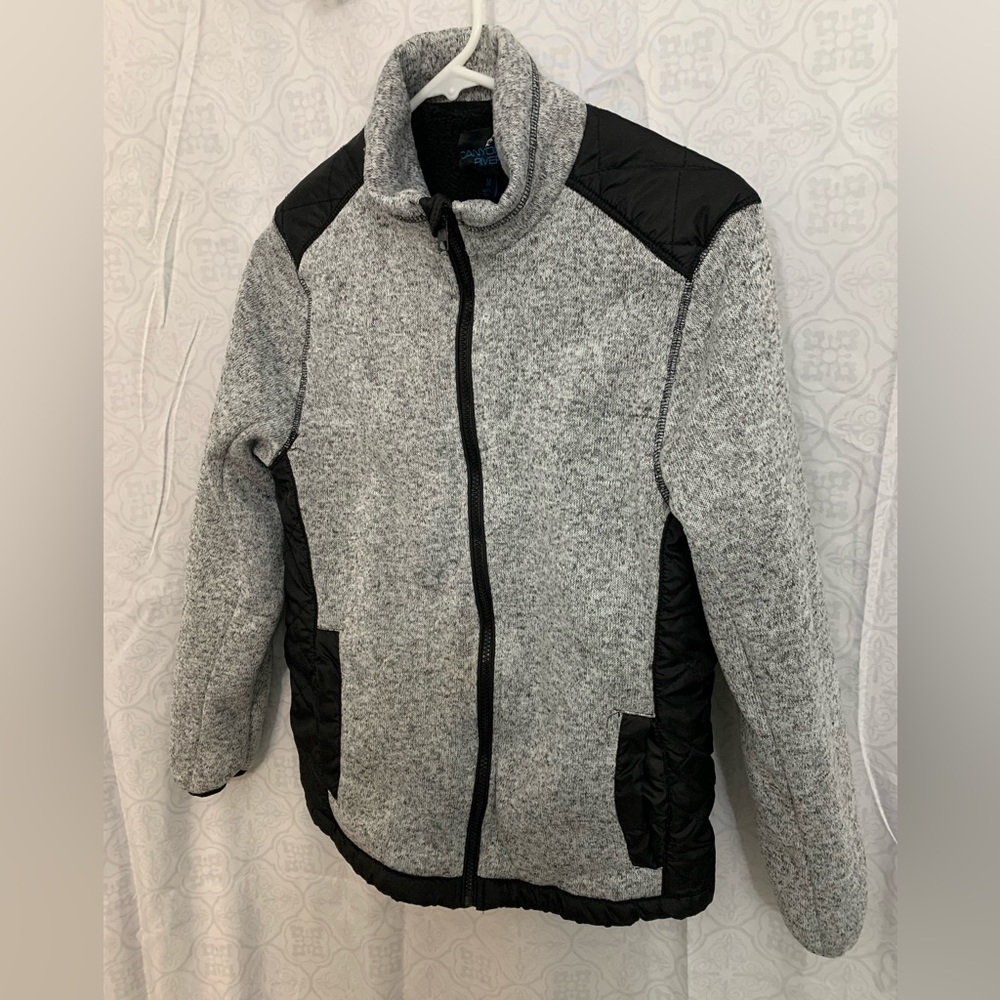 Canyon River Mens Sweater Jacket Size Medium Full Zipper